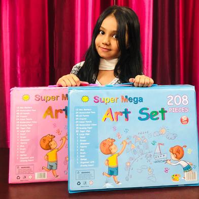 Drawing Art Set Painting Drawing Supplies 208 Pcs For Kids Box Artist Printing Art Set